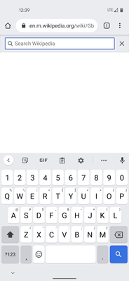 Скриншот программы GBoard