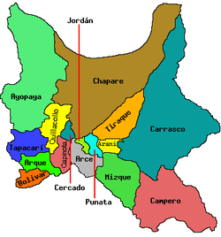 Provinces of the Cochabamba Department