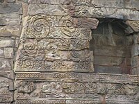 Dhamekh Stupa wall close-up