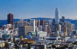 San Francisco Financial District as seen from Buena Vista Park