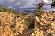 The bridge on Hell's Backbone Road.