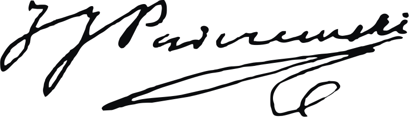 File:Ignacy Jan Paderewski signature.svg