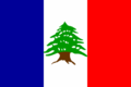 Flag of the State of Greater Lebanon during the French mandate (1920–1946)