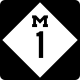 Michigan State Trunkline single-digit shield