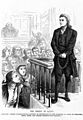 《The Legend of Salem: The Rev. George Burroughs was accused of witchcraft on the evidence of feats of strength, tried, hung and buried beneath the gallows》，出自《Some Legends of the New England Coast》第三部中的插圖，該書作者為哈莉葉·斯波福德（英語：Harriet Prescott Spofford）