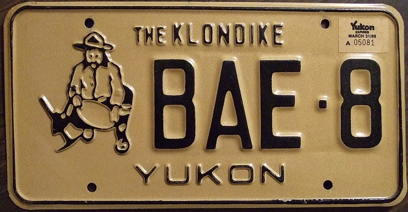 File:Yukon 1985 License Plate.jpg