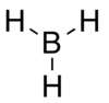 Structural formula of borane