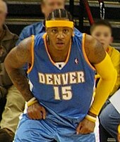 Carmelo Anthony against the Washington Wizards