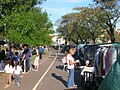 Mercado ambulante del Parque Saavedra.