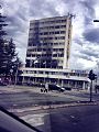 View at the Government Building of Tuzla Canton day after it was burned down. Date: 8 February 2014.