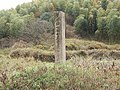 在山城國分尼寺推定地建立的標記碑