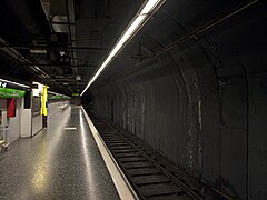 One of the metro line 3 platforms