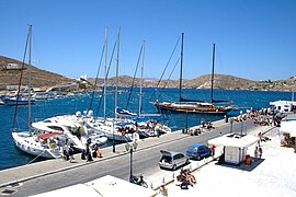 The harbour of Ios