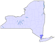 Location within the state of New York