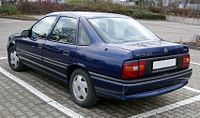 Facelifted Opel Vectra A (saloon)