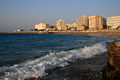 Beach in Rhodos city.