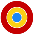 Roundel seen in 1916, appearing on some aircraft.