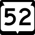 State Trunk Highway 52 marker