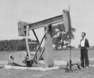 1940 pumpjack in Texas