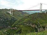 Beipan River Hukun Expressway Bridge on the border of Guanling County and Anshun Prefecture