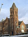 The former First Unitarian Church in Meriden, originally St. Paul's Universalist, December 2008