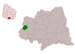 Map of the Municipality of Aguas Corrientes