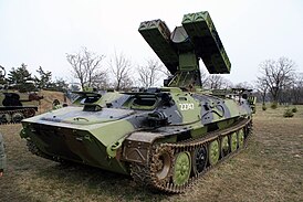 Сербская «Стрела-10» (Пусковая установка 9А35 с четырьмя ракетами 9М37)