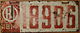 Ohio standard license plate, 1914