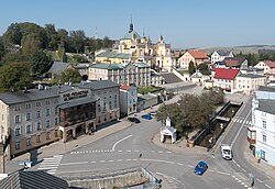 General view of Wambierzyce with the Basilica of the Visitation