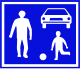 Start of traffic calming area