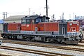 DD51 1803 in JR Freight red livery applied to refurbished locomotives, August 2007