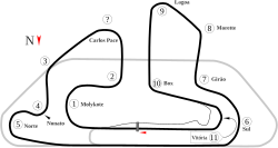 Formula One layout