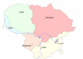 Sudovia in pale orange. One of the five ethnographic regions of Lithuania. Think of it as an administrative subdivision of Lithuania.