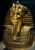 The Gold Mask of Tutankhamun, c. late Eighteenth dynasty, Egyptian Museum