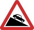 Steep descent