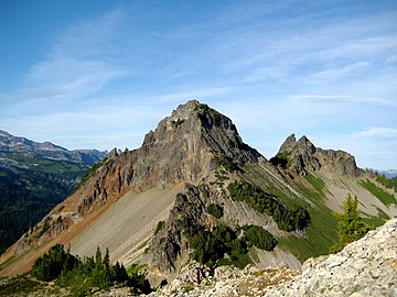 Pinnacle Peak with The Castle (right)