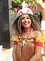 Puteri Indonesia Perdamaian 2015 Syarifah Olvah Bwefar Alhamid, of West Papua