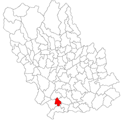 Location in Prahova County