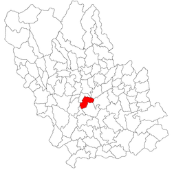 Location in Prahova County