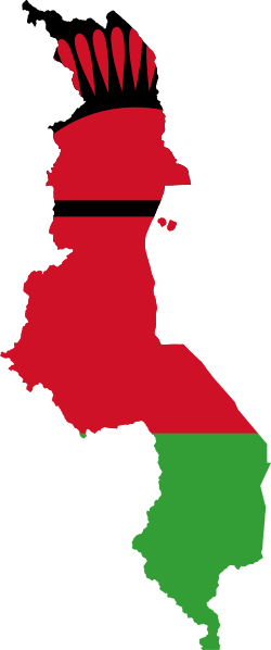 Archivo:Flag map of Malawi.svg