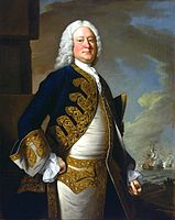 Thomas Hudson, Portrait of Admiral Byng, 1749