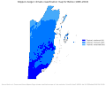 Image 22Köppen climate classification zones of Belize. (from Geography of Belize)