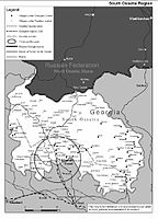 Map of South Ossetia (November 2004).