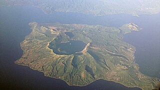 Taal Volcano, the smallest active volcano in the world