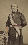 Photograph of Andrew Johnson in Masonic Knights Templar uniform