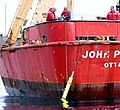 CCGS John P. Tully in 2004 on a joint research voyage with NOAA scientists