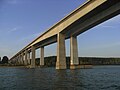 The E 75/A 1, Beška Bridge crossing near Beška, Serbia