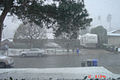 Heavy San Bernardino snowfall.