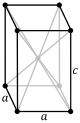 Tetragonal, centrada en el cuerpo