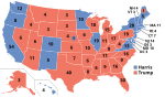 Electoral map, 2024 election